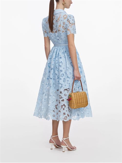 Midi dress SELF PORTRAIT | AC26024MBLBLUE